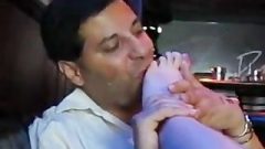 Neal Bangia Kissing And Licking The Feet Of A Titillating Girl