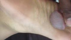 Footjob With Some Help
