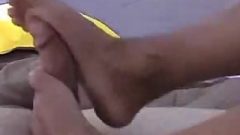 Her Toes Dancing On My Cock