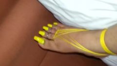 Long Yellow Thai Toenails