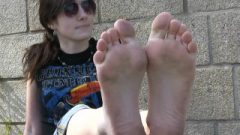 Sweet French Teen Dirty Feet Soles Foot Fetish