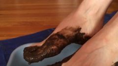 Steamy Cougar Feet Squishing In Slutty Mud- Add Me To See Them Licked Clean!