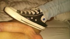 Footjob By Converse, Socks And Feet