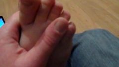 Super-cute Size 4(uk) Feet Being Played With