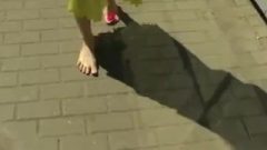 Dirty Feet In Summer With Long Skirt 2
