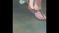 Candid Blue Toes