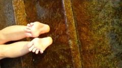 Melissa’s Racy Feet Splashing In The Lake