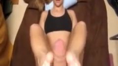 Brooke Does A Footjob And Licks Sperm From Toes