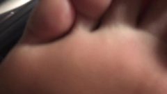 Car Feet – Soles And Toes POV