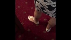 Mature Greek Mom Enormous Toes In Church