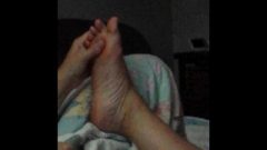 Wife Playing With Own Attractive Feet 2