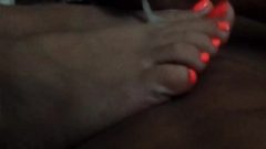 Jacking Off To My Cute Toes