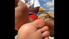 Feet At The Beach