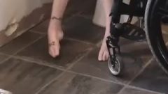 Paraplegic White Feet