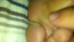 Sleeping Feet Touched And Mouth Play