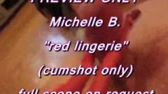 PREVIEW ONLY: Michelle B. In Red Panties Footjob (cumshot Only)