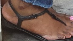 Ebony Woman’s Feet 3 (with Them Sandals Tho)