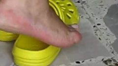 Dirty Callused Feet Of Some Guys Wife