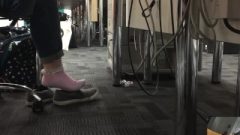 Pink Socks Feet Play
