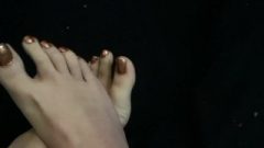 Seductive Pale Teen Feet Rubbing Toe Crunching Toe Spreading High Arches Fetish