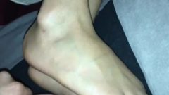 Jizz On Her Feet Before Bed