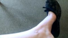 Public Shoe Dangle And Shoe Play Foot Fetish In Doctor’s Office Steamy Feet
