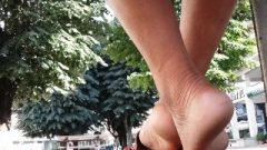 Candid Brasil Feet Super Close Up