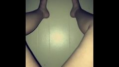 Looking At My Feet While I Play With Myself