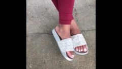 White On Her Toes