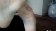 Girl Feet Teasing On Webcam