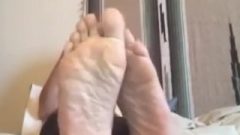 Smelly Feet On The Bed