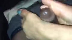 Latina Footjob In Car With Stocking- Sweet Cum Shot Very SEXY!!