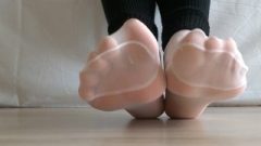 White Pantyhose Feet