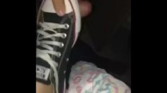 Cum-Shot My Sister Feet Converse All Star ( Shoejob)