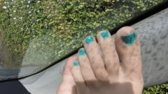 Holly’s Feet At Car Wash