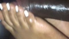 Toes Make Him Sperm And Cream!