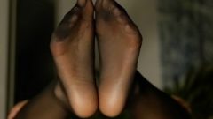 Nylon Feet Begging You For Sperm