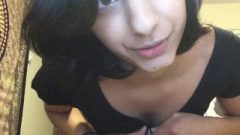 WMIF Indian Camgirl Worships White Dick & Gives Toy Footjob