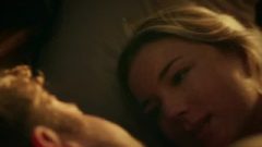 Emily VanCamp Soles Of Feet Wrinkled Zoom Making Out In Bed – The Resident