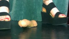Cockbox Shoejob With Heels & Huge Cumhot Over Toes