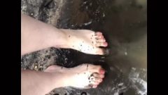 Dirty Bbw Feet Outside