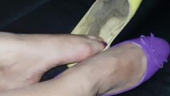 Dirty Flat Shoes Toes Licking
