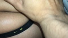 Spying My Stepsister’s Feet In Bed At Night,pulling Her Thong Aside(ASMR)