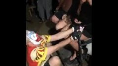 Clown Worshiping Feet