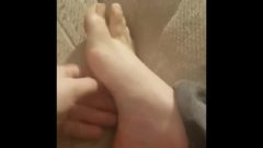 Self Feet Tickling