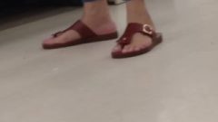 Candid Feet In Store 2