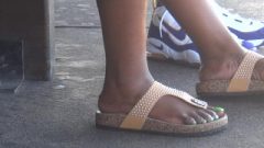 Ebony Candid Feet