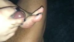 Oily Footjob Massage ( Cum-Shot )