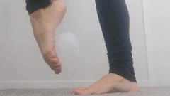 Balloon Popping With Feet ASMR