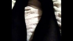 Asmr My Feet With Black Stockings